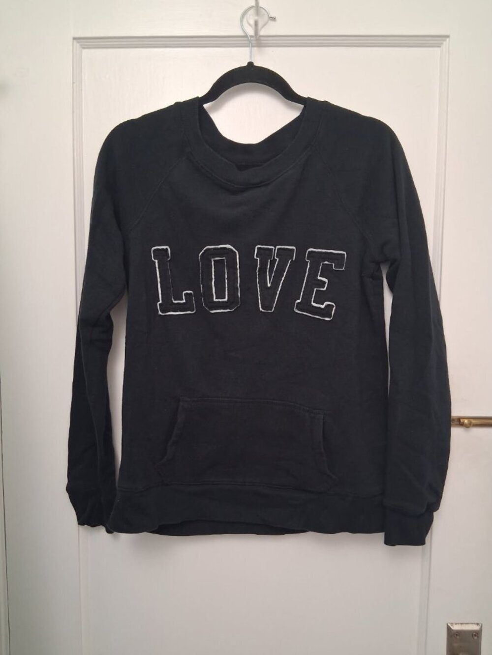 Women's Love Culture Black Pullover Sweatshirt